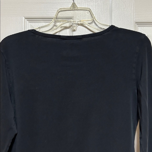 Peruvian Connection Black Long Sleeve Tee - Size Large - Picture 5 of 7
